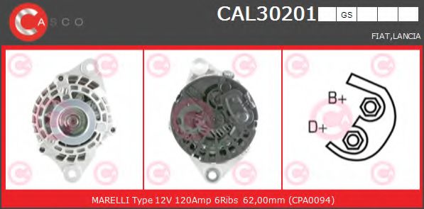 Генератор CASCO CAL30201GS