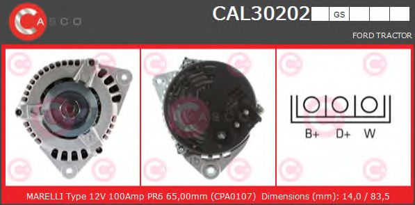 Генератор CASCO CAL30202GS