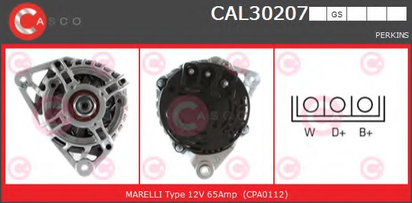 Генератор CASCO CAL30207GS