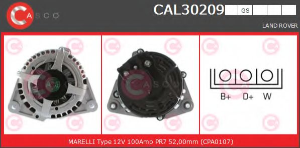 Генератор CASCO CAL30209GS
