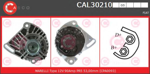 Генератор CASCO CAL30210GS