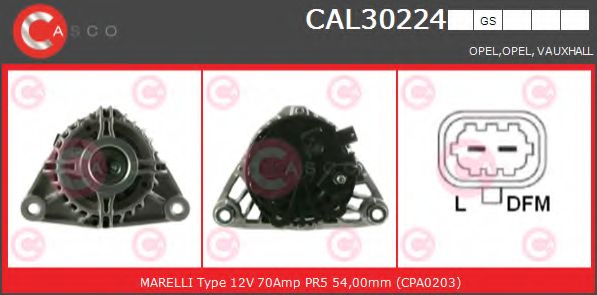Генератор CASCO CAL30224GS