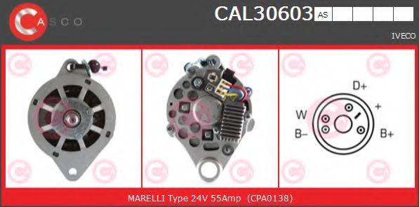 Генератор CASCO CAL30603AS