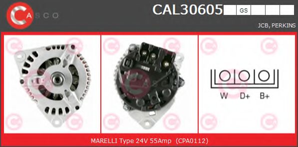 Генератор CASCO CAL30605GS