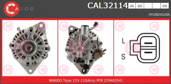 Генератор CASCO CAL32114GS