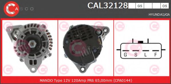 Генератор CASCO CAL32128GS