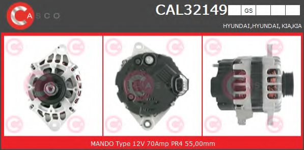 Генератор CASCO CAL32149GS