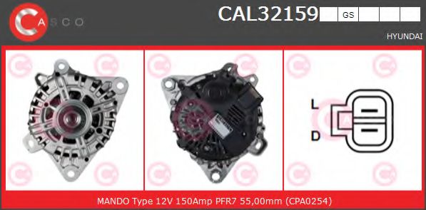 Генератор CASCO CAL32159GS