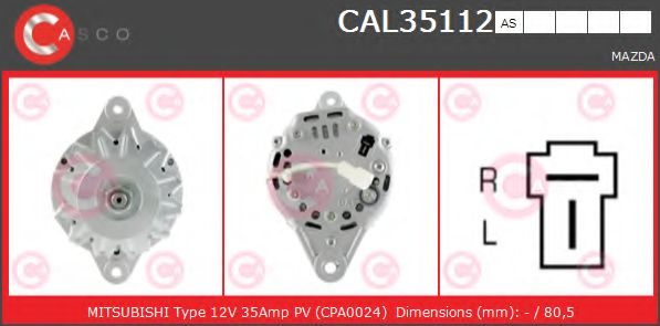 Генератор CASCO CAL35112AS