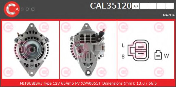 Генератор CASCO CAL35120AS