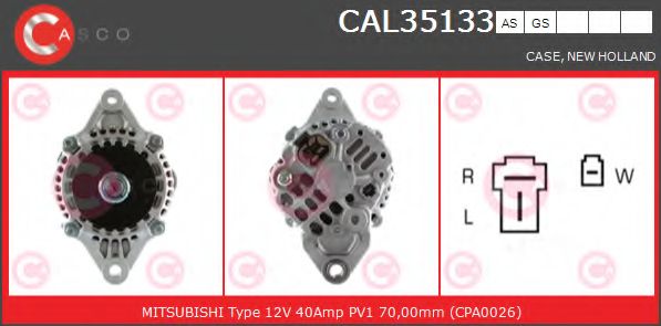 Генератор CASCO CAL35133AS