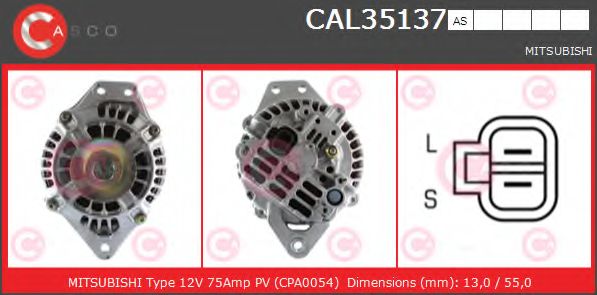 Генератор CASCO CAL35137AS