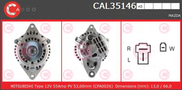 Генератор CASCO CAL35146AS