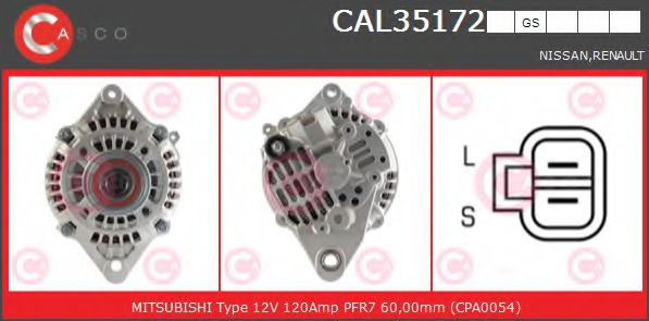 Генератор CASCO CAL35172GS