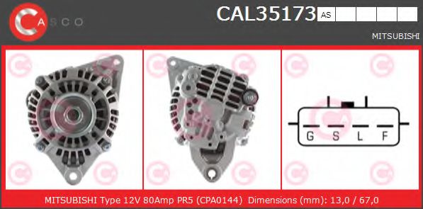 Генератор CASCO CAL35173AS