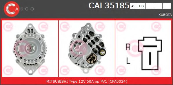 Генератор CASCO CAL35185GS