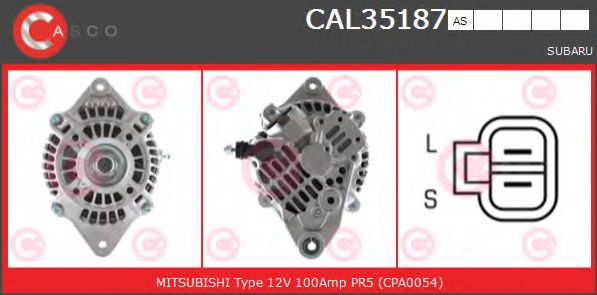 Генератор CASCO CAL35187AS