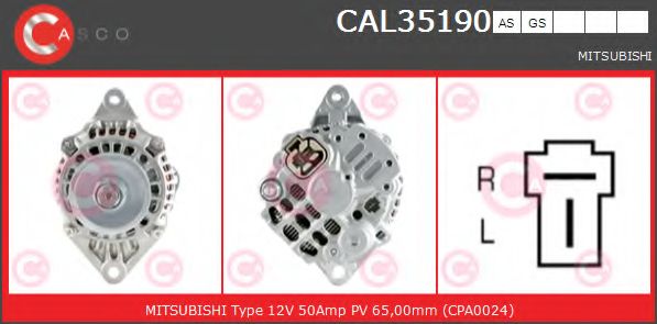 Генератор CASCO CAL35190AS