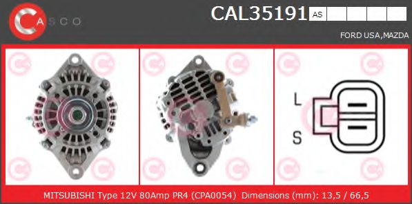 Генератор CASCO CAL35191AS