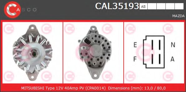 Генератор CASCO CAL35193AS