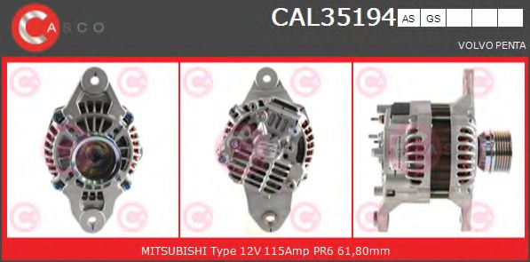 Генератор CASCO CAL35194GS