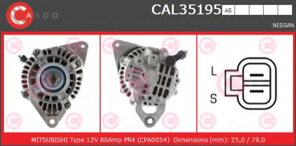 Генератор CASCO CAL35195AS