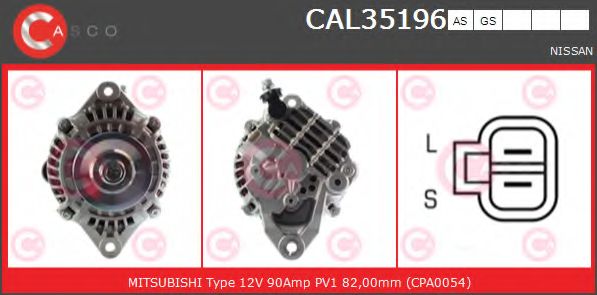 Генератор CASCO CAL35196AS