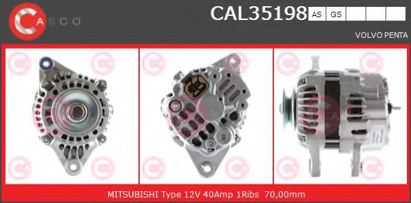Генератор CASCO CAL35198GS