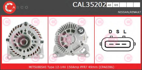 Генератор CASCO CAL35202AS