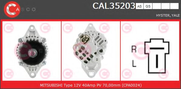 Генератор CASCO CAL35203AS