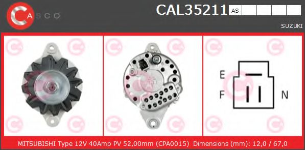 Генератор CASCO CAL35211AS