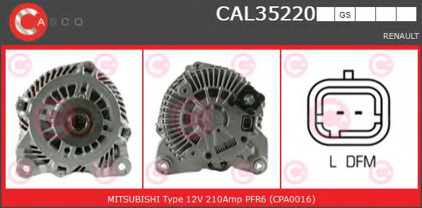 Генератор CASCO CAL35220GS