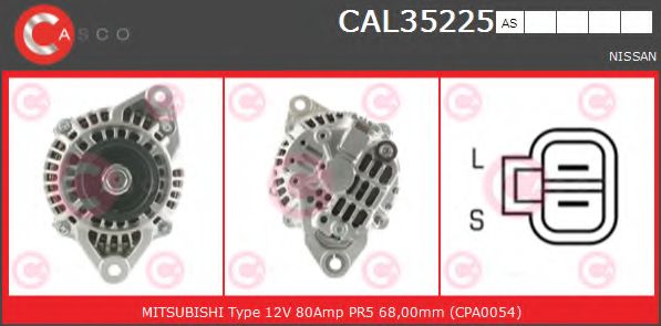 Генератор CASCO CAL35225AS