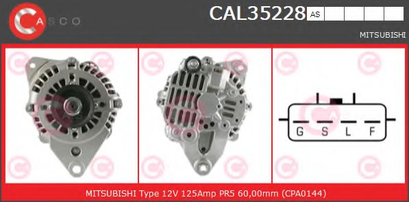 Генератор CASCO CAL35228AS