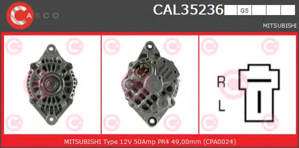 Генератор CASCO CAL35236GS