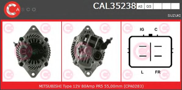 Генератор CASCO CAL35238AS
