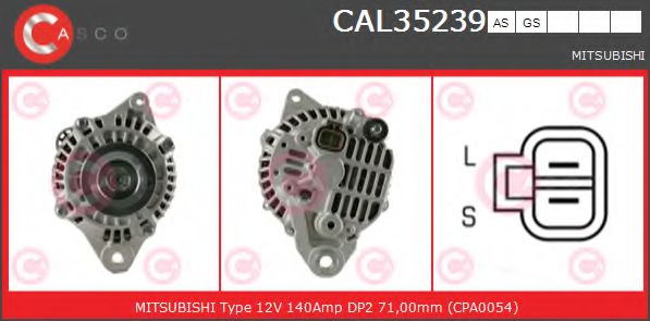 Генератор CASCO CAL35239AS