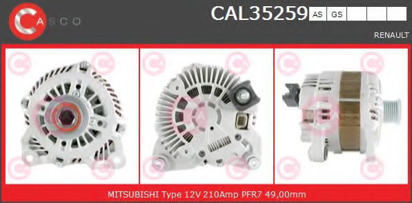 Генератор CASCO CAL35259AS