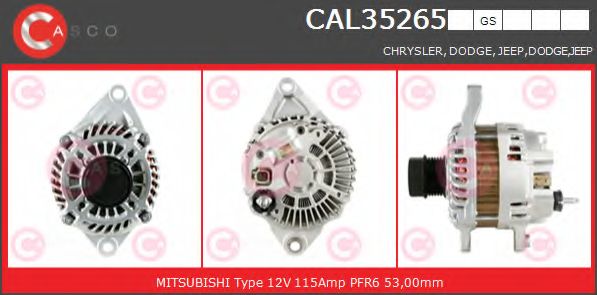 Генератор CASCO CAL35265GS