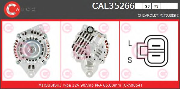 Генератор CASCO CAL35266GS