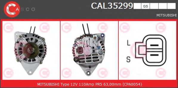 Генератор CASCO CAL35299GS
