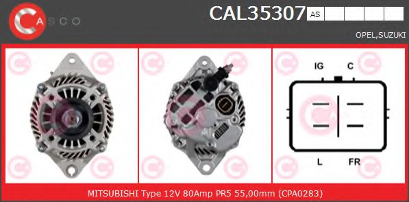 Генератор CASCO CAL35307AS