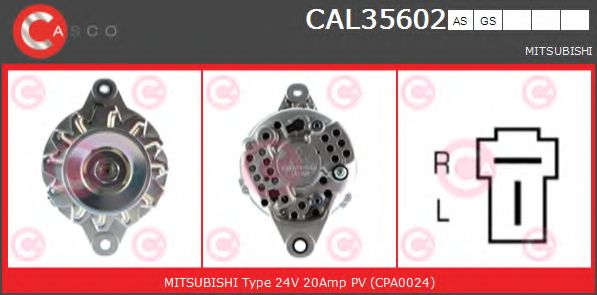 Генератор CASCO CAL35602AS
