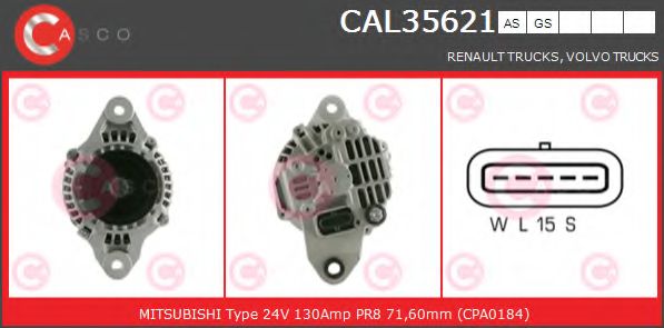 Генератор CASCO CAL35621GS