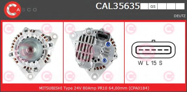 Генератор CASCO CAL35635GS