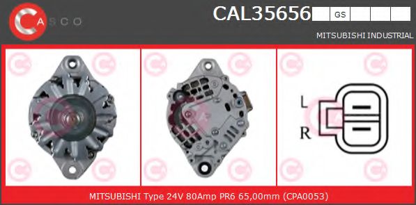Генератор CASCO CAL35656GS
