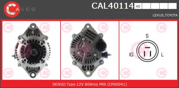 Генератор CASCO CAL40114AS