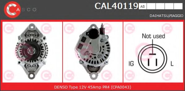 Генератор CASCO CAL40119AS