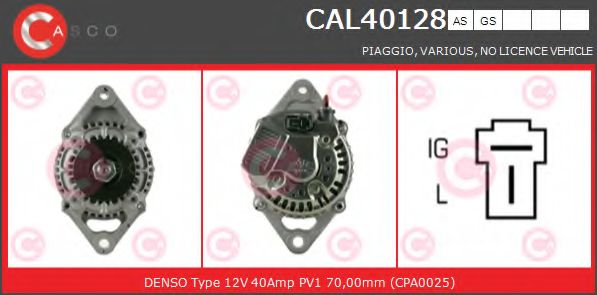 Генератор CASCO CAL40128AS