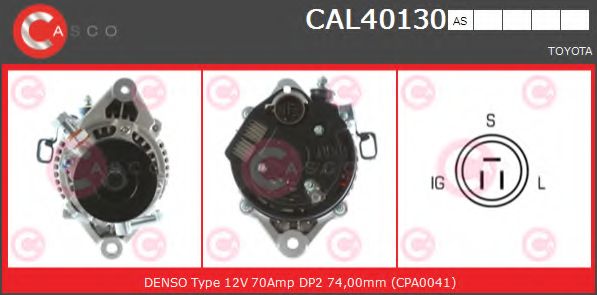 Генератор CASCO CAL40130AS